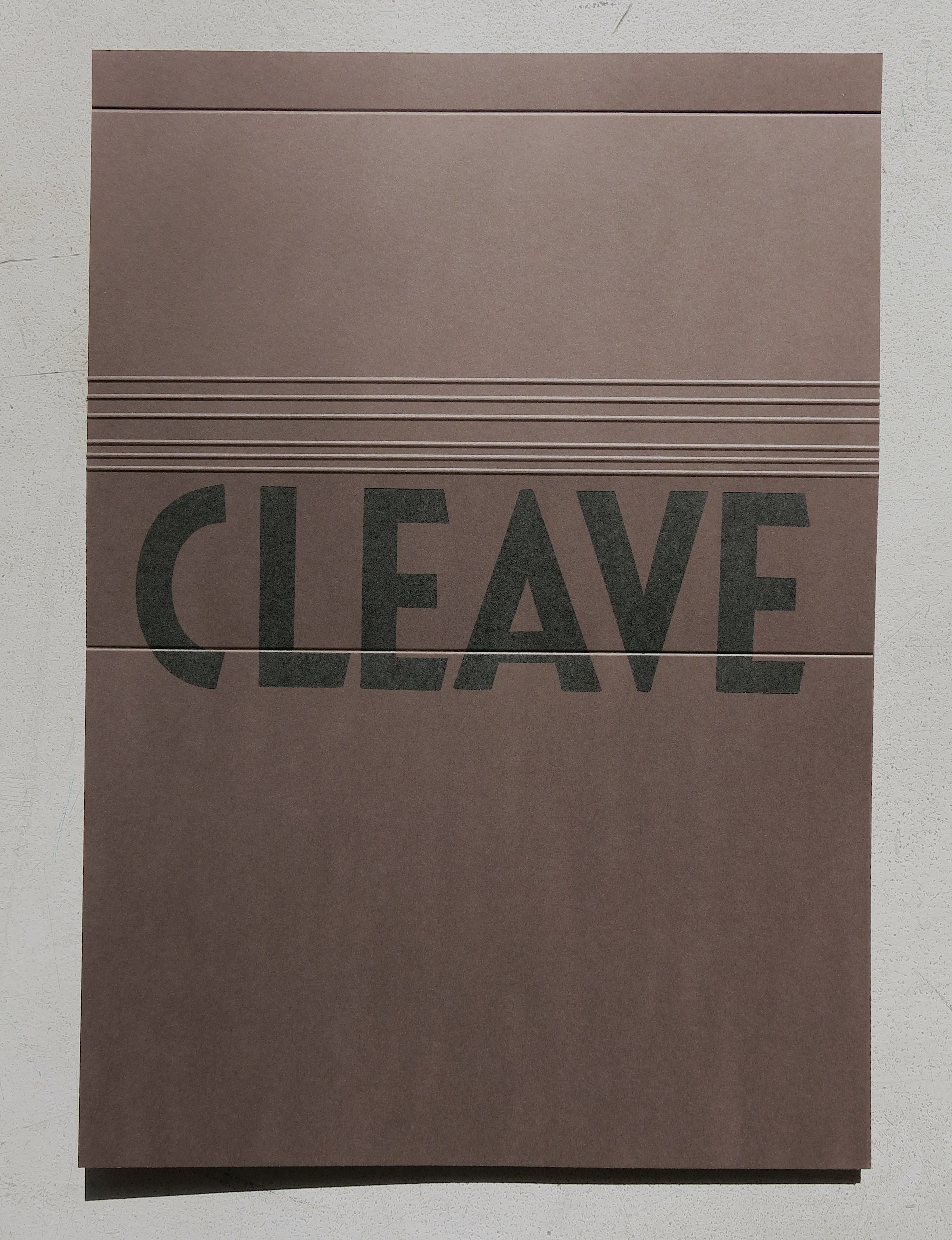 Megan O'Connell & Carl Trahan CLEAVE 2019